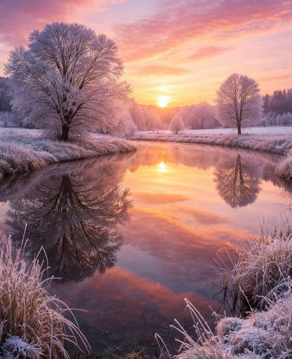 I wish you a lovely day 🌞☕🧡❄️🤍