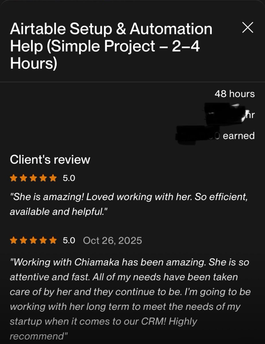 From a simple airtable help to building a full end to end airtable CRM every business would be proud of
Ladies and gentlemen, your airtable expert!