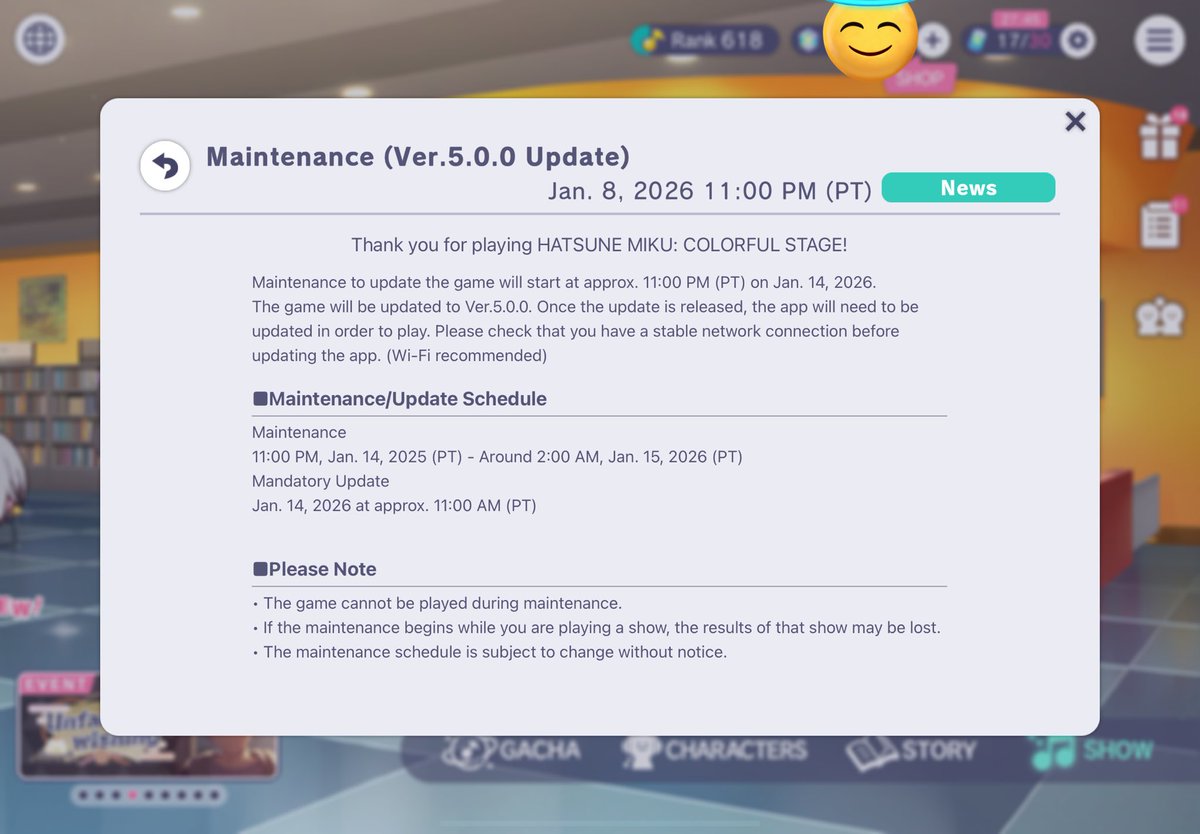 mysekai on january 15th!! ensekai players prepare for maint…
