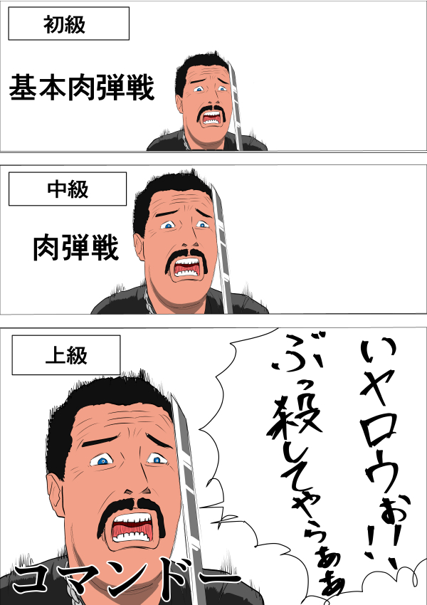 syougunPInnPOnn's tweet photo. アクション映画の最終決戦 https://t.co/9BP6UpdvUk