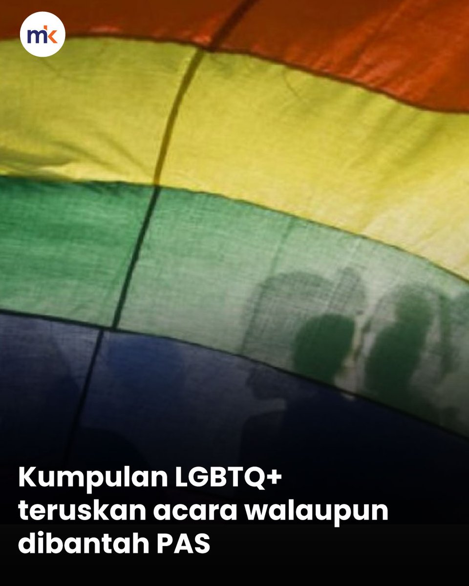 mkini_bm's tweet image. Sebuah kumpulan pro lesbian, gay, biseksual dan transgender (LGBTQ) hari ini menyatakan bahawa mereka akan meneruskan program ‘Glamping With Pride’ di Hulu Langat hujung minggu depan walaupun mendapat bantahan daripada PAS Selangor.

Kumpulan dikenali sebagai Jejaka itu…