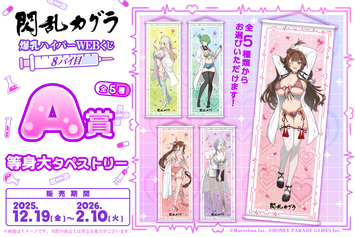 💉絶賛販売中💉 【閃乱カグラ 爆乳ハイパーWEBくじ 8パイ目】 A賞は