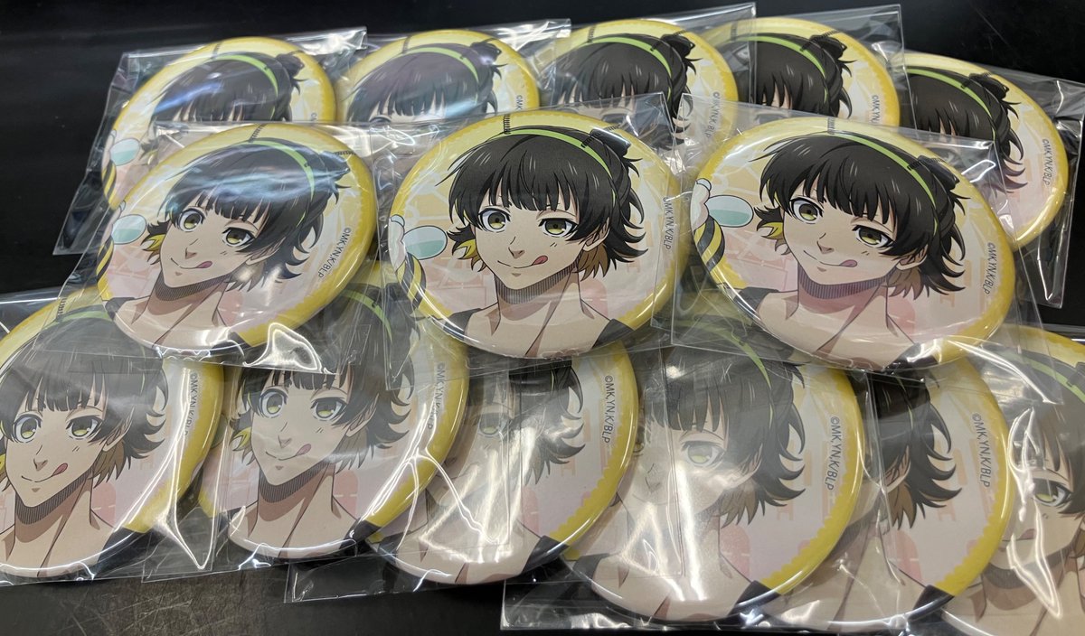 ブルーロック蜂楽の缶バッジがたくさん入荷しました！ 当店では同じ