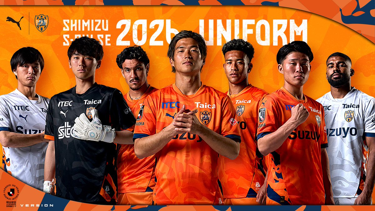 ◢◤ 先行予約販売開始！ 2026 SEASON UNIFORM ◥◣ 明治安田J1百年