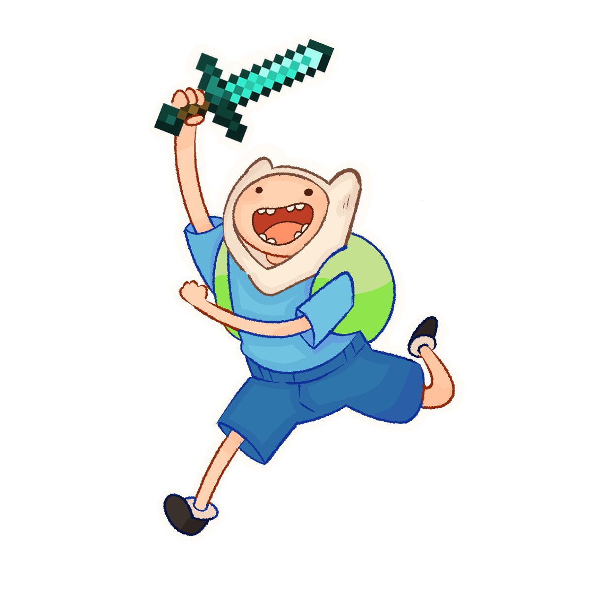 he would love minecraft #adventuretime