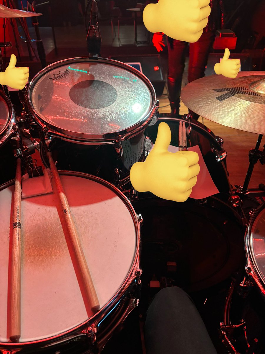 existtraceMally's tweet image. リハーサル中🥁