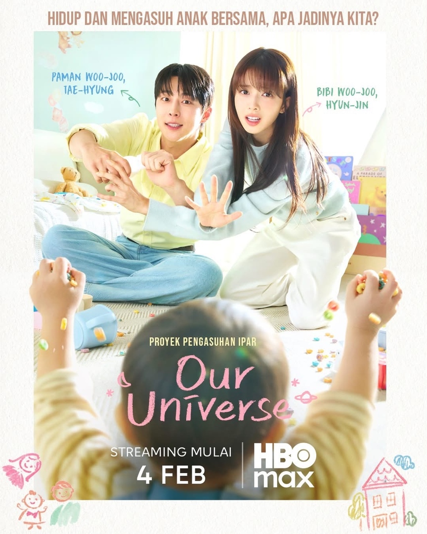 kdrama_menfess's tweet image. Hal termungil yang bisa mengubah seluruh semestamu.

Dibintangi Bae In Hyuk dan Roh Jeong Eui, •kdm• Our Universe tayang perdana 4 Februari hanya di HBO Max.

Who’s excited?