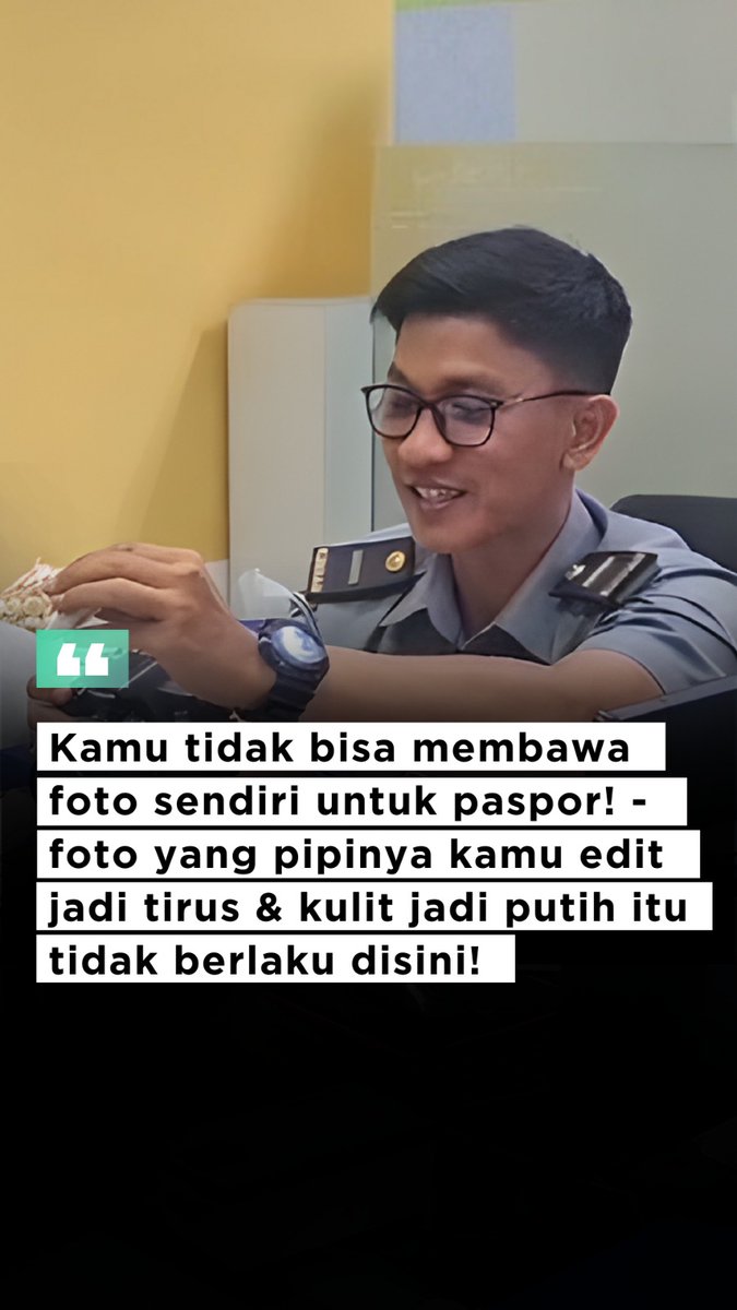 APAKAH BISA BAWA PAS FOTO SENDIRI SAAT APPLY PASPOR??
                 instagram.com/reel/DTR_gxNkb…