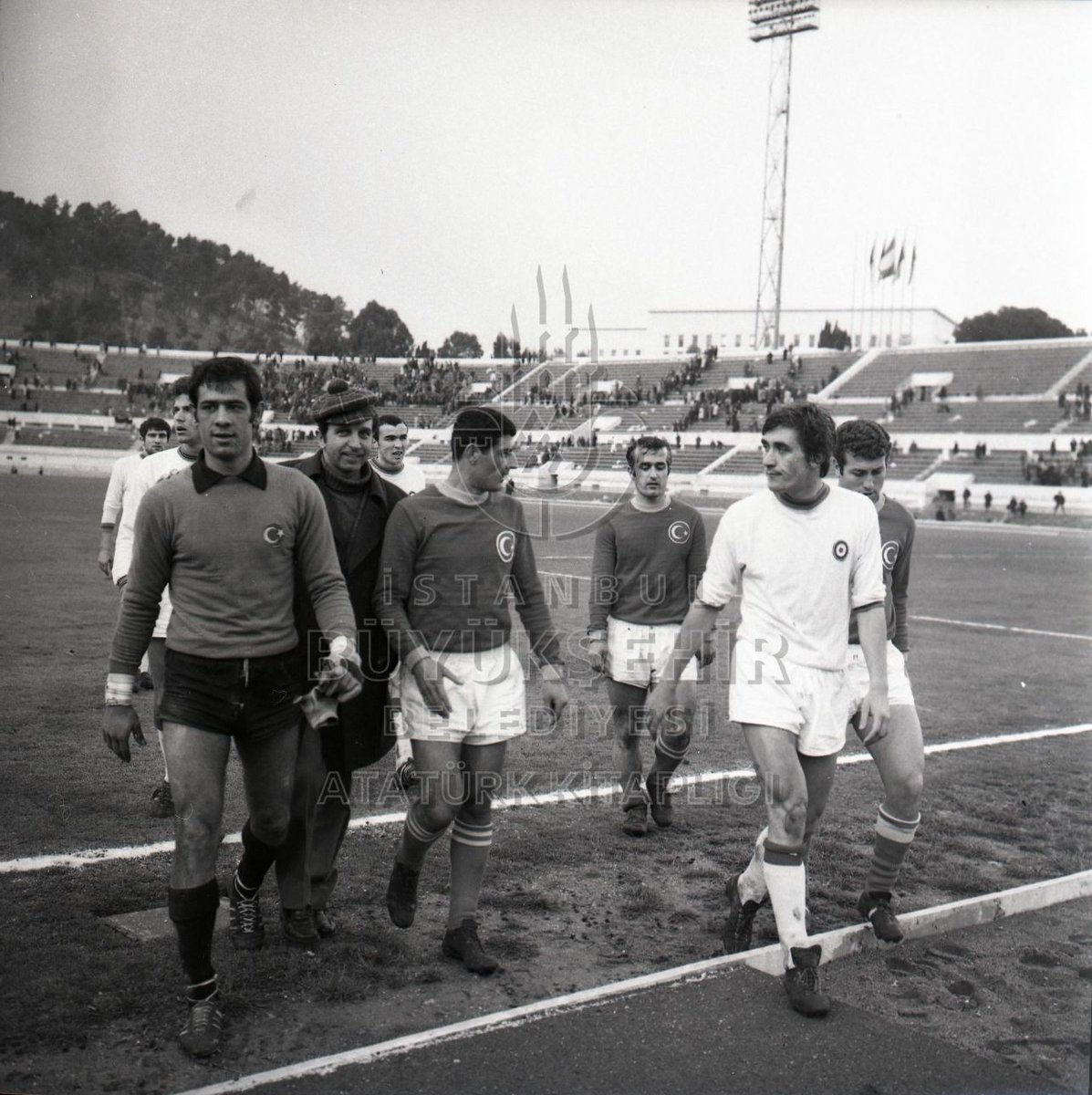 igdir1903's tweet image. 4 Mart 1970'te oynanan Roma - Göztepe , Kupa Galipleri Kupası maçından... Taksim İBB Atatürk Kitaplığı Arşivinden...