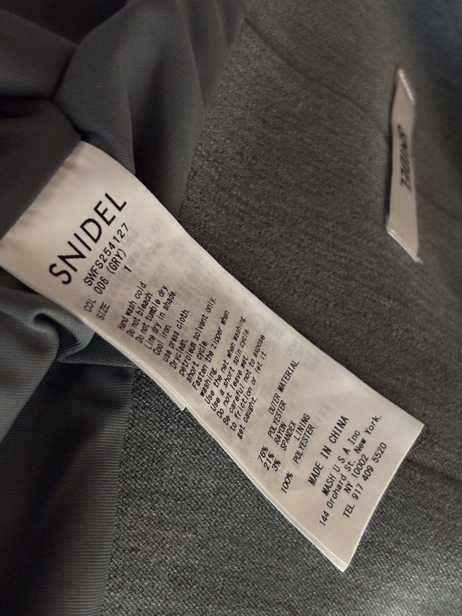 exfhyn's tweet photo. スナの人気スカート買えちゃった。ほんとは0が良かったけど大きい分には締めればok👌 https://t.co/AjxnfwTE6E