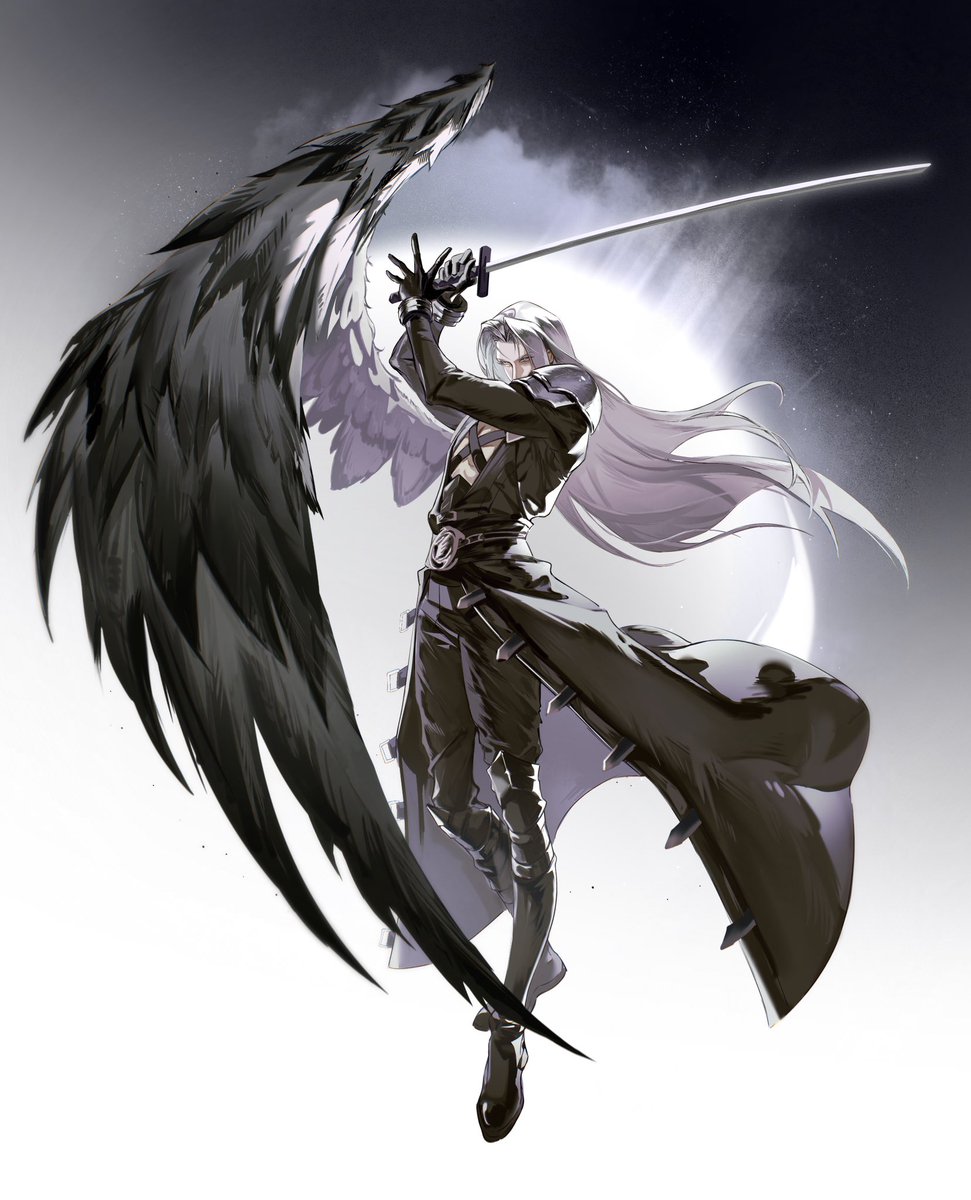 jianjiananan's tweet image. #萨菲罗斯 #Sephiroth #最终幻想7 #ff7 
可曾说过什么reunion？
