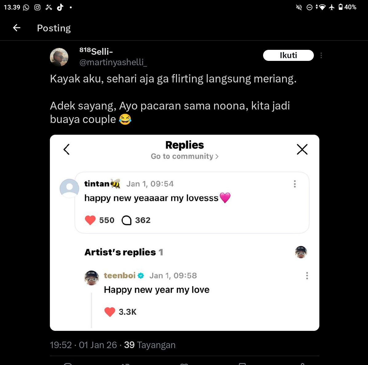 keoonny's tweet image. halo temen-temen, tolong bantu rnb this account ya @/martinyashelli_ dia dari dulu gaberubah mulu, terus melakukan perbuatan buruk ke martin. kalau mau tau what she did before, you can check tweet yang aku qrt ya.