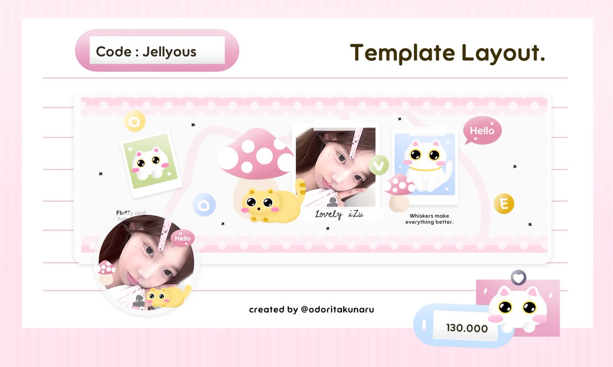 odoritakunaru's tweet image. selamat sore semuanya, bantu repost postingan ini ya ! terima kasih 🥺

hello, izumi punya 5 template layout yang bisa di take dari sekarang ! teman-teman bisa cek harga nya di preview dan ALT yaa ! bisa dm izumi jika berminat #zonaba #zonauang