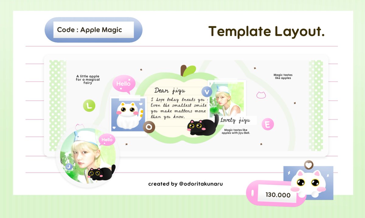 odoritakunaru's tweet image. selamat sore semuanya, bantu repost postingan ini ya ! terima kasih 🥺

hello, izumi punya 5 template layout yang bisa di take dari sekarang ! teman-teman bisa cek harga nya di preview dan ALT yaa ! bisa dm izumi jika berminat #zonaba #zonauang