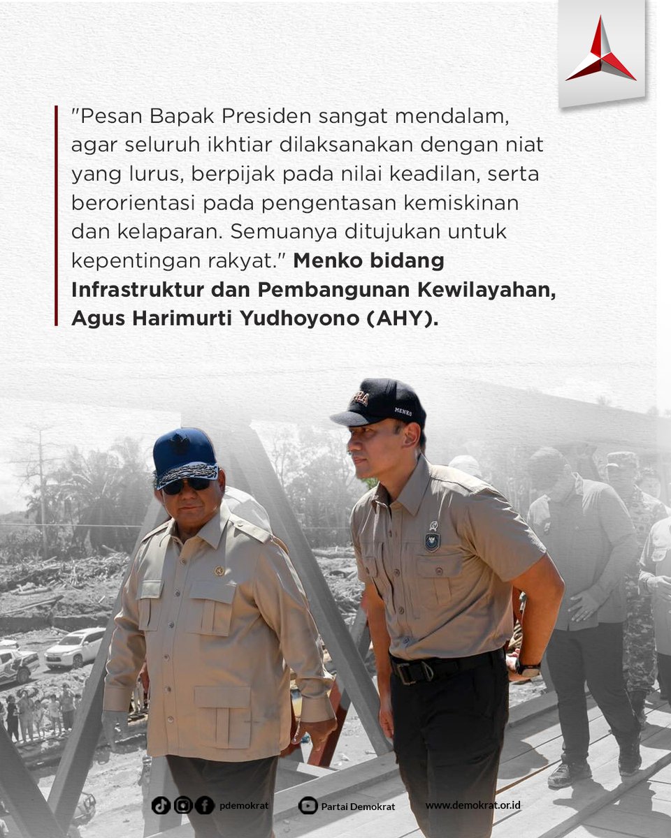 Gani_Nasution44's tweet photo. ๐๐ฎ๐ฉ๐#MENKO *AHY BERSAMA BAPAK PRESIDEN PRABOWO SUBIANTO*โ๏ธ๐๐ค๐ https://t.co/Q2I2PQFdwN