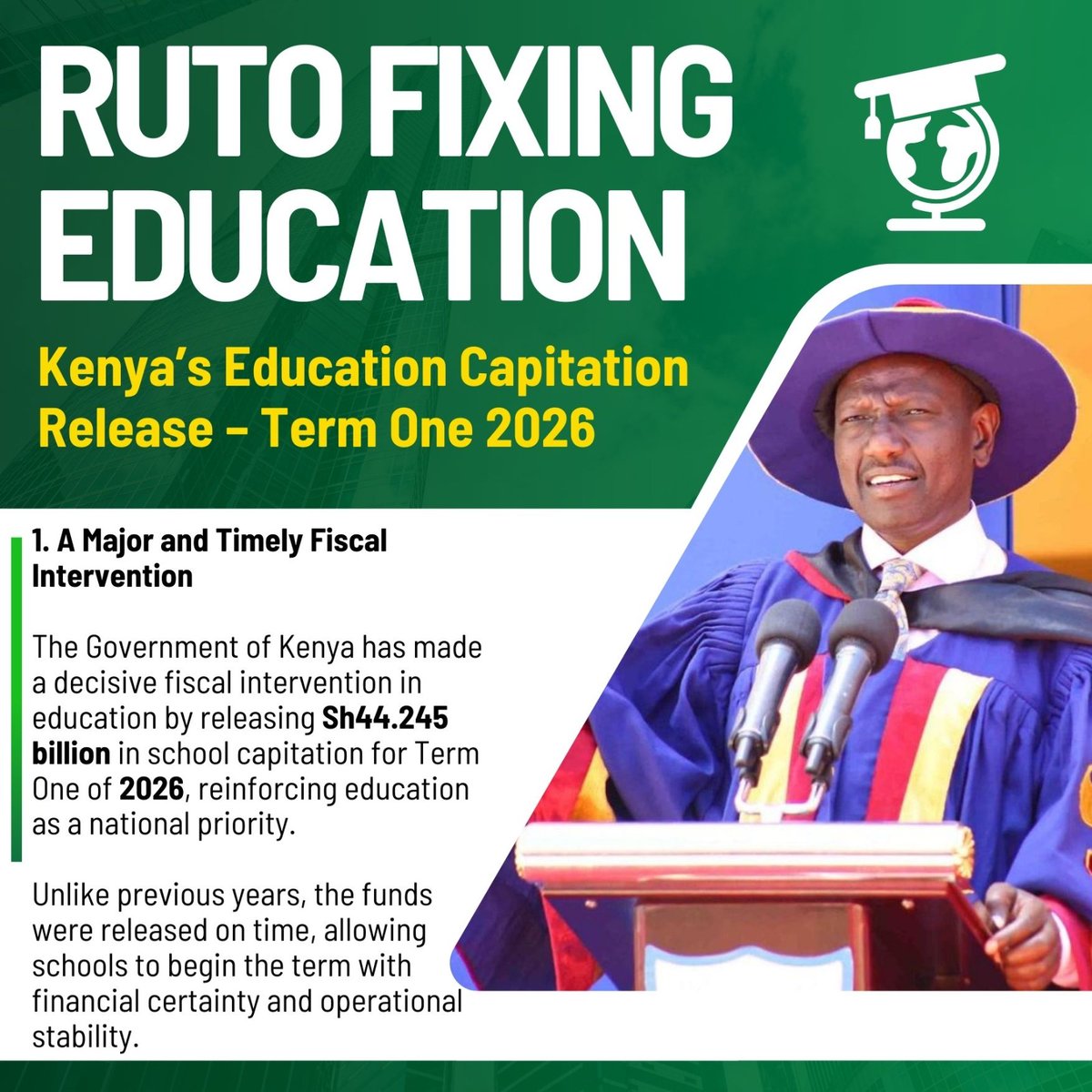Attrition management reflects realism acknowledging retirements and resignations as natural processes requiring proactive policy responses education workforce planning #844toCBEnaRuto Ruto Fixing Education
