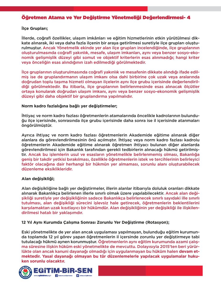 Öğretmen Atama ve Yer Değiştirme Yönetmeliği Değişti

Millî Eğitim Bakanlığına Bağlı Öğretmenlerin Atama ve Yer Değiştirme Yönetmeliği, 09.01.2026 tarihli ve 33132 sayılı Resmî Gazetede yayımlanmıştır.

Yönetmelik, uygulama ve mahkeme kararı kaynaklı bazı sorunlara çözüm getirse