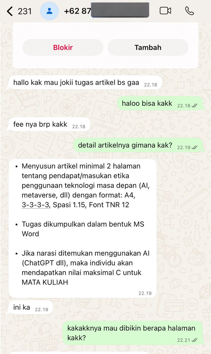 studilance's tweet image. [TESTI] 

Joki tugas artikel, garansi no AI✅ 

#zonauang #zonauangᅠᅠᅠ #zonajajanᅠᅠᅠ #jokitugaskuliah #jokitugasmurah