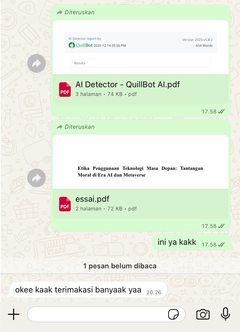 studilance's tweet image. [TESTI] 

Joki tugas artikel, garansi no AI✅ 

#zonauang #zonauangᅠᅠᅠ #zonajajanᅠᅠᅠ #jokitugaskuliah #jokitugasmurah