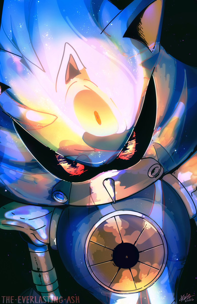 everlasting_ash's tweet image. Refraction #SonicTheHedgehog  #MetalSonic
