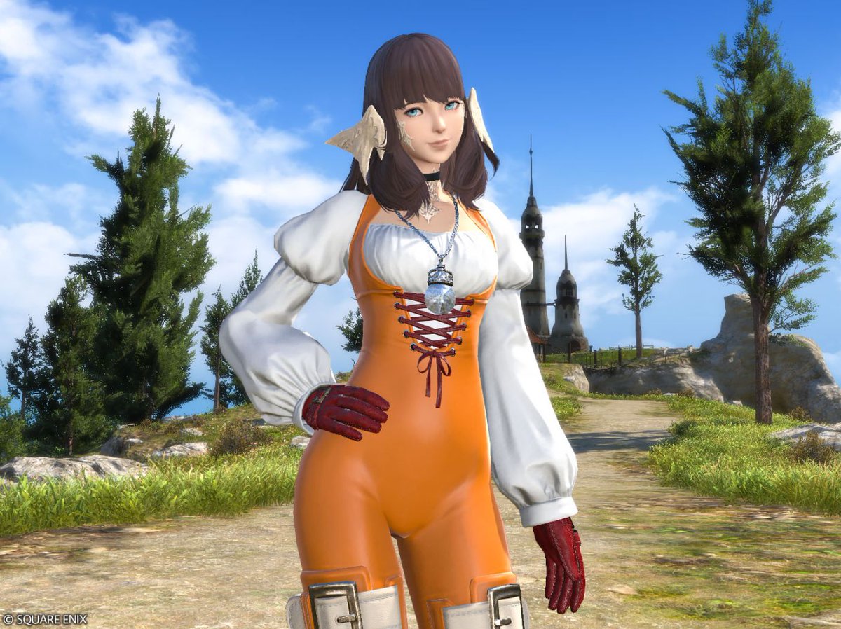 umadori0726's tweet image. 【FF14】FF9コラボで「ガーネット」のコスチュームセットがモグステにて販売開始！
染色も可能なオーバーオール、グローブ、ブーツの3点セット
blog.livedoor.jp/umadori0726/ar… : #FF14