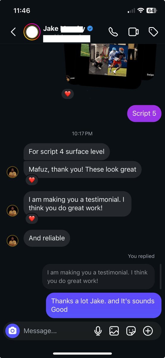 Moments like this make 𝐚𝐥𝐥 𝐭𝐡𝐞 𝐥𝐚𝐭𝐞 𝐧𝐢𝐠𝐡𝐭𝐬 𝐰𝐨𝐫𝐭𝐡 𝐢𝐭.
Thankful for the 𝐭𝐫𝐮𝐬𝐭 𝐚𝐧𝐝 𝐤𝐢𝐧𝐝 𝐰𝐨𝐫𝐝𝐬.

On to building more wins
Follow for more: <a href="/mafuzsardar/">Mafuz Sardar</a> 

#ClientFeedback #FreelancerLife #SocialProof
#DigitalMarketing #ContentCreator #Grateful