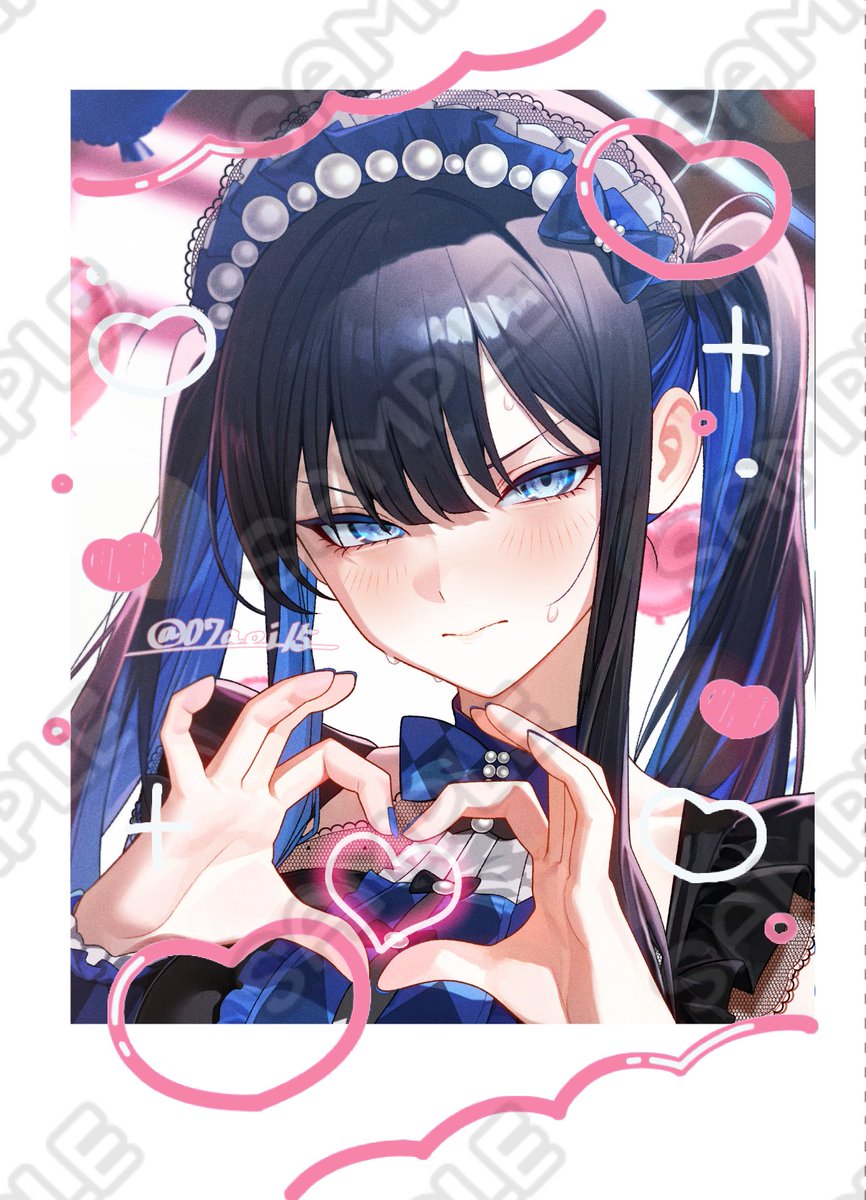 メイドサオリ(チェキ風)📷ᝰ✍️
#ブルアカ #BlueArchive