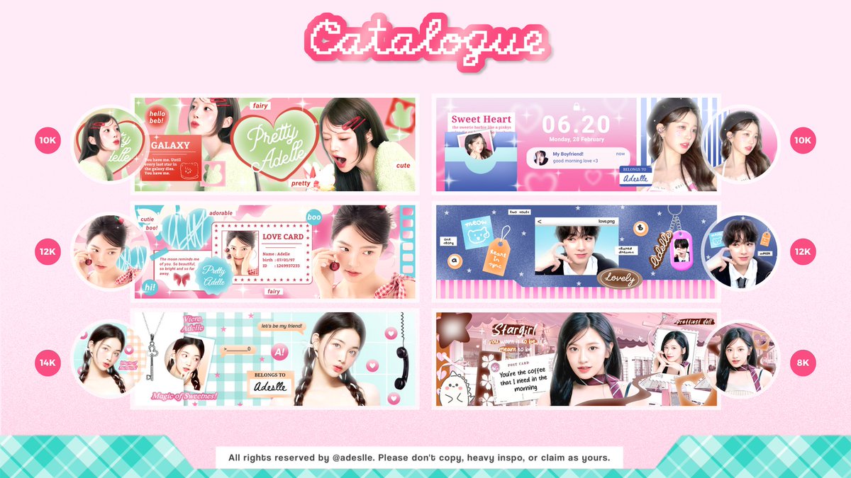 adeslle's tweet image. help repost? thank you

𓈄 °. 🍓 PROMO 40%!
spesial aku balik ngeBA, aku open layout by request dengan diskon 40%, berlaku untuk semua katalog, ada layout single, couple, wabis. mari jajan! 🍎🍦 

#zonauang