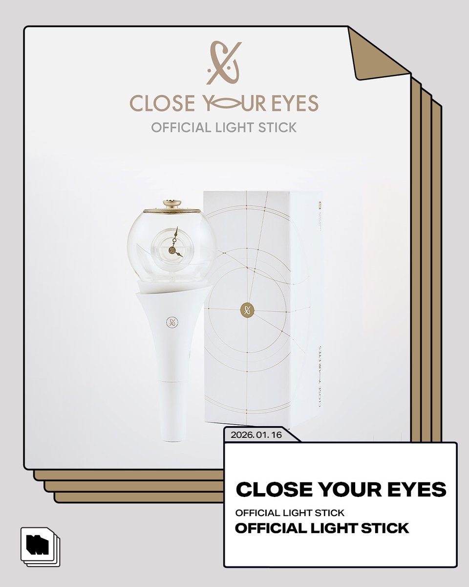 closeyoureyes ペンライト 🎉先行予約受付中🎉 CLOSE YOUR EYES - 公式ペンライト 📅2026年1月16