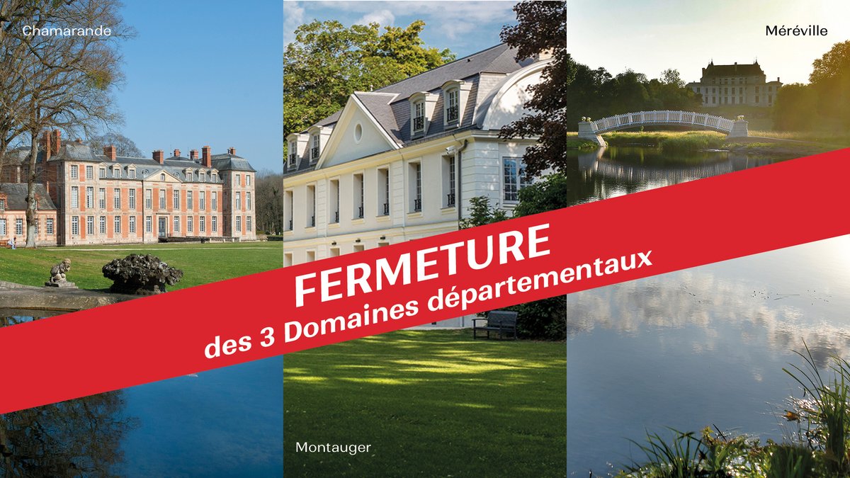 CDEssonne's tweet image. 🟠⚠️ Fermeture exceptionnelle – Conditions météorologiques

En raison des conditions météorologiques défavorables, les 3 Domaines départementaux seront fermés ce 9 janvier.

👉 Merci de votre compréhension et de votre vigilance.