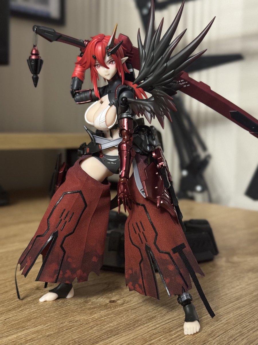 Disart_'s tweet image. Animester x Nuclear Gold 1/9 Wolf Mastiff Force Karas Samurai

1/3