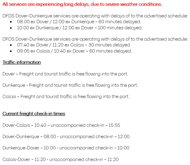 DFDS Channel Freight tweet media