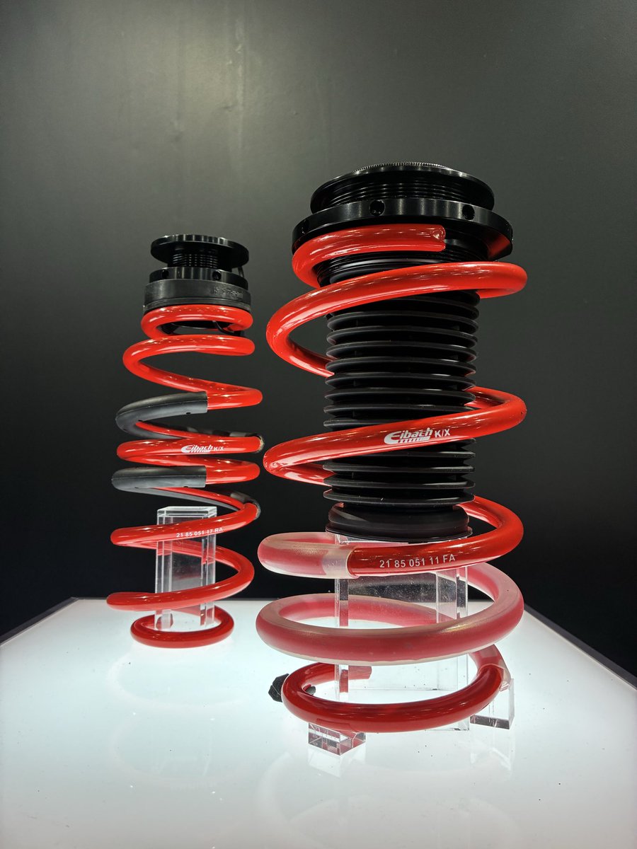 abeshokai1948's tweet image. 東京オートサロン2026、EIBACHの新しいカテゴリー SPORTLINE-PLUSを展示してます🤩50mmのローダウンによるアグレッシブなスタイリングと的確なバネレートによりスポーティなハンドリングを実現します‼️実物を会場でご覧ください🔥

#阿部商会 #アイバッハ #eibach #オートサロン2026
