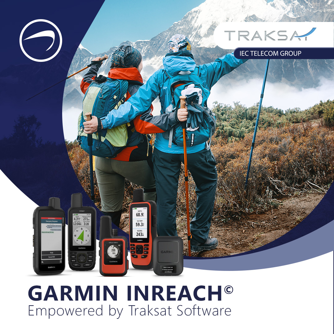 iectelecom's tweet image. Garmin #inReach© devices enable #twoway #messaging directly from the handset, #Traklink app or #GarminMessenger. An interactive #SOS triggers a high-priority alert. Call us to unlock their full potential with @TraksatM2M's web platform &amp;amp; @IridiumComm  #satellite #connectivity.