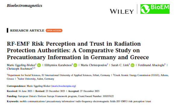 dave_ehs's tweet photo. Open access.

#Radiofrequency #Radiation #EMFs #Trust #Precaution

https://t.co/IXbq8qjFmZ https://t.co/U27j1ZV5CX