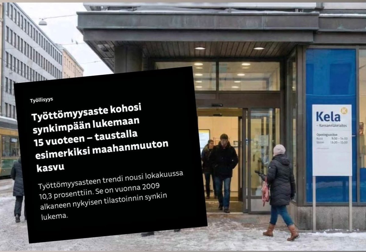 Suomen työttömyysaste on nyt Euroopan unionin surkein. Se on paljon se. Nyt on korkea aika katsoa tilastojen taakse ja puhua asioista asioiden nimillä. Merkittävä osa työttömyydestä johtuu maahanmuutosta. Varsinkin humanitäärisestä maahanmuutosta ja opiskelijoiden siivellä Lex