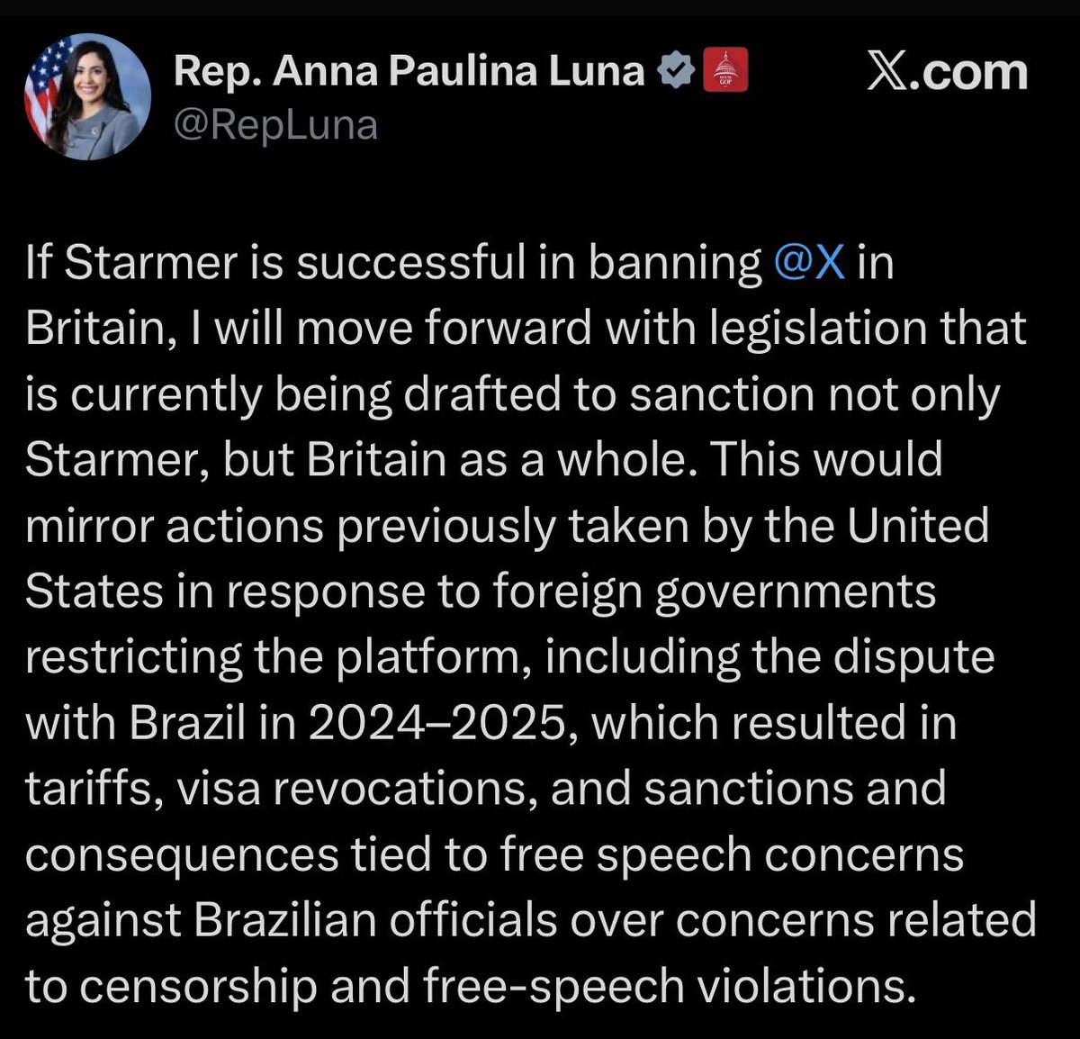 colder_sarcasm's tweet image. BREAKING: American politician threatens to sanction U.K. leader AND U.K. as a whole for trying to prevent publication of sexualised images of children in the U.K.!