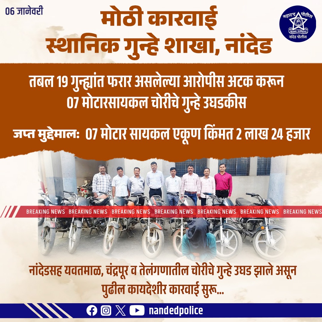 नांदेड पोलीस - Nanded Police tweet media