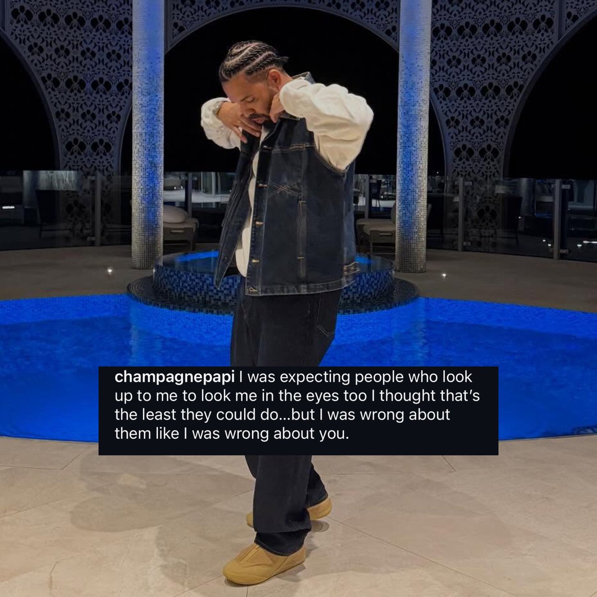 Kurrco's tweet image. Drake appears to be getting ready to drop... 👀

"It's time to move, isn't it?" — Drake via IG