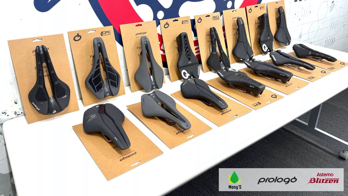 blitzen_PR's tweet image. ◤サプライヤー情報◢
株式会社Many'S（メニーズ）様より「Prologo」のサドルを
2026シーズンも Astemo宇都宮ブリッツェンへご提供いただきました。

Prologoは、豊富なラインナップの中から
各選手のポジションや走り、フィーリングにベストマッチするサドルを選べるブランド。…