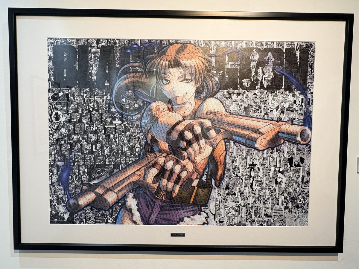 BLACK LAGOON 〜弾道の軌跡〜 メタルキャンバスアート展 広江先生の