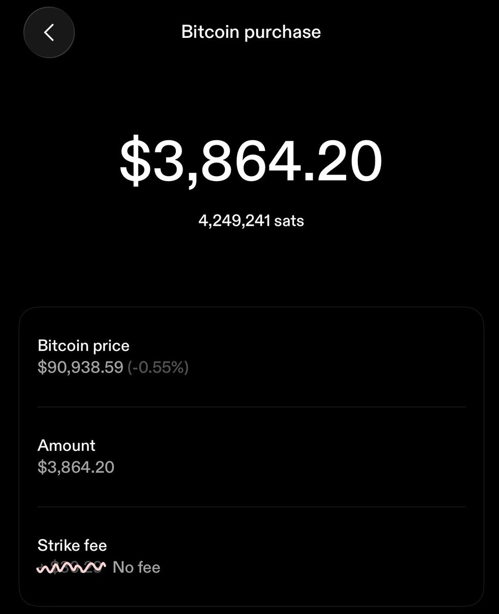 Only_21Mil's tweet image. It’s payday. 

All of it converted to #Bitcoin. It’s the Bitcoin standard life for me!

$BTC