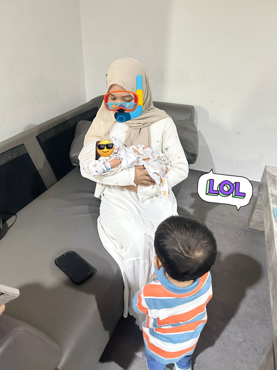 elsndpd's tweet image. 2 anak cukup, anak orang tapi..