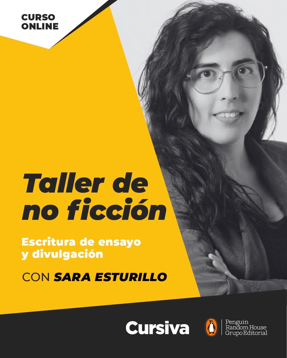 Dentro de unos días se cierra la inscripción para este curso que estaré impartiendo en Cursiva. Si tienes un proyecto en mente, nos vemos allí 😉
cursiva.com/tematicas/escr… <a href="/escuelacursiva/">Cursiva</a>