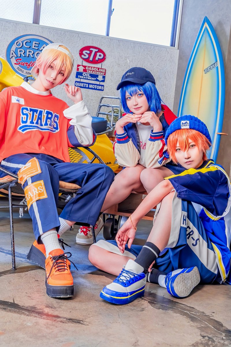 kkkmcos's tweet photo. 〚Cosplay〛

　　　　✯ʟᴇᴛ'ꜱ ᴛʀᴀɪɴɪɴɢ💪✨✯

#0907kmマッスル併せ
#prsk_cos　🐧🌟🥞 https://t.co/z0qlWUQUAt