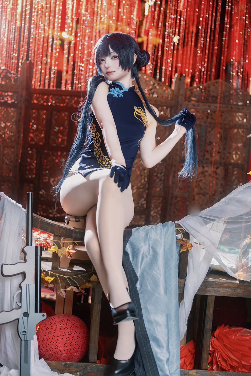 teteno_029's tweet image. cos ブルアカ / 竜華キサキ