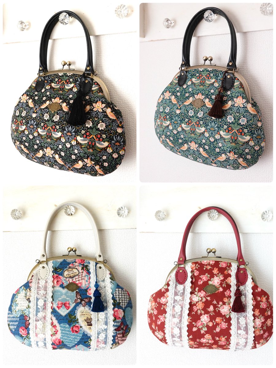 新品未使用品✨夢つづれ　がま口ビーズバッグ　箱付き　百貨店購入 ゆめまる2026 お品書き ラウンドバッグ モリス ￥8900 レース付き