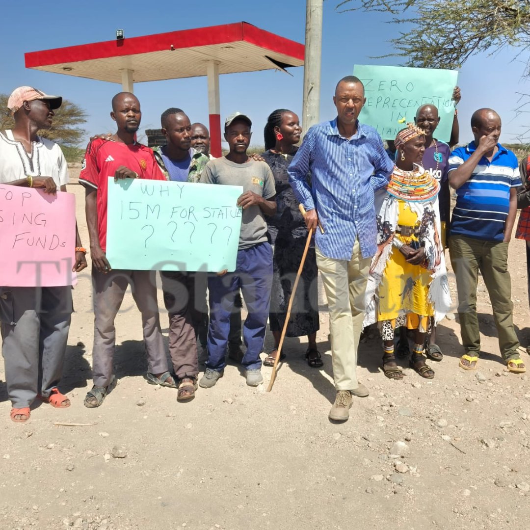The residents of Archer's Post in Samburu East constituency protested against the construction of a statue of their MP, Jackson Lekumintare, at the entrance of Uaso Girls Secondary School. However, the school's Board of Management stated they decided to build the statue at a cost