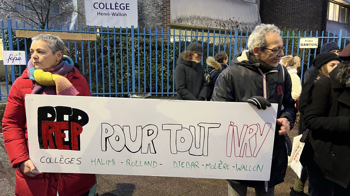 Forte mobilisation ce matin devant le collège Henri Wallon à Ivry-sur-Seine.
Nous étions présent·es aux côtés de la communauté éducative.
La remise en cause du classement REP de l’établissement est inacceptable.
Soutien total aux personnels, aux élèves et aux familles.
