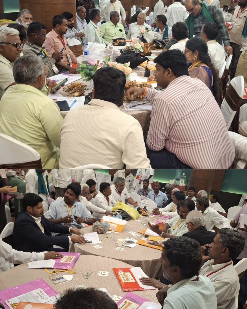 Strengthening market linkages for turmeric.

National Turmeric Board, Spices Board India and Karnataka State Spices Development Board jointly organised a Buyer–Seller Meet in Mysore, connecting farmers with exporters and enabling impactful B2B interactions.